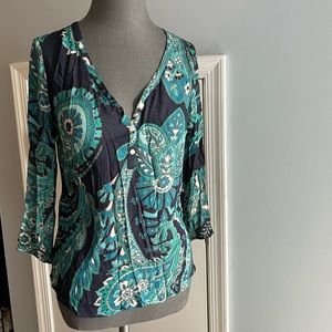 Lucky Brand floral print top